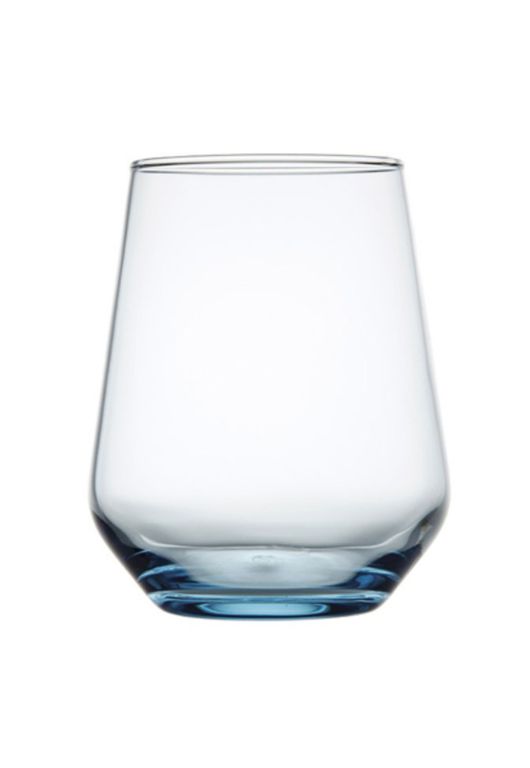 Set de 24 vasos vidrio bajo 425ml blue