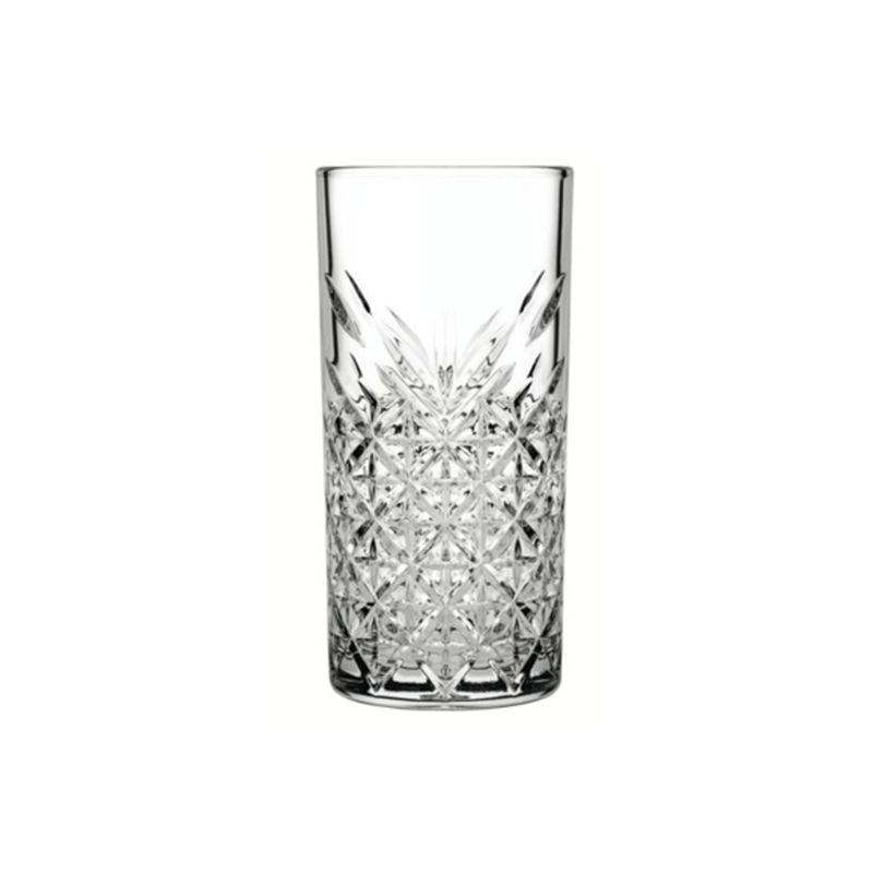 PASABAHCE - Set de 12 vasos vidrio alto timeless 300cc PASABAHCE