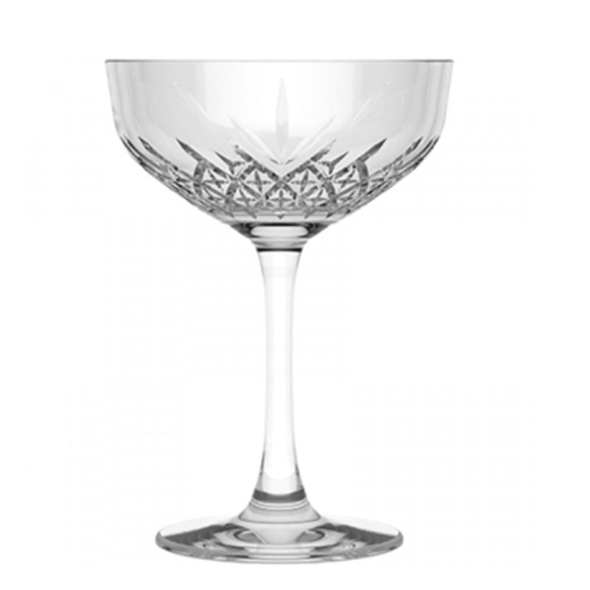 PASABAHCE - Set de 8 copas vidrio champagne timeless 250cc PASABAHCE