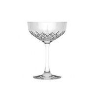 Set de 8 copas vidrio champagne timeless 250cc