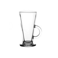 Set de 6 mug vidrio conico 263ml