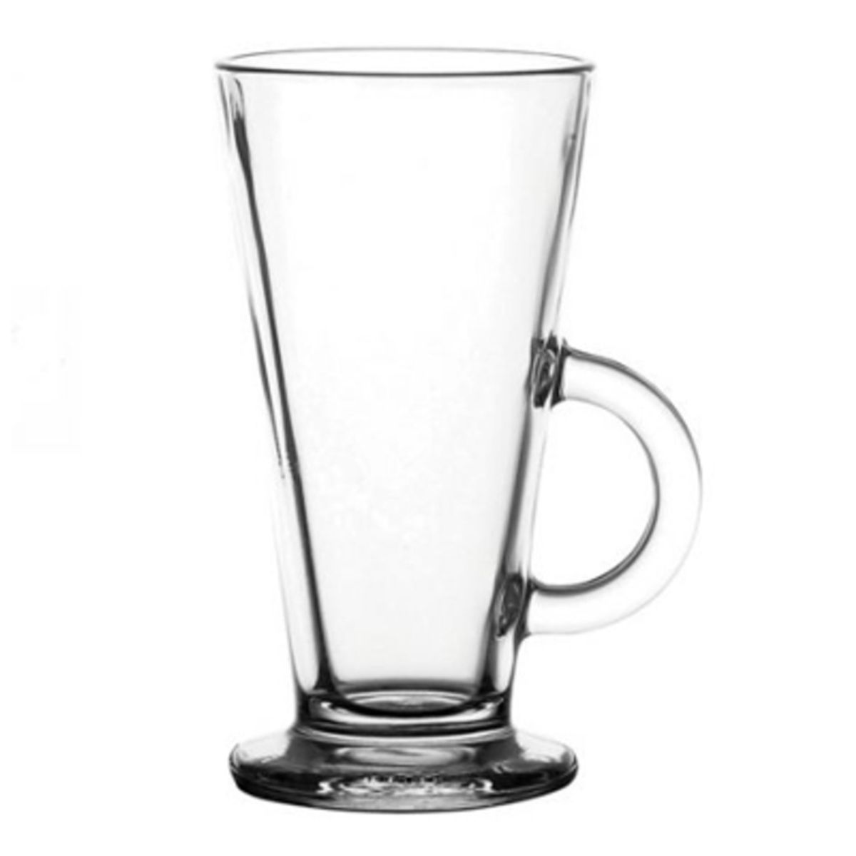 PASABAHCE - Set de 4 mug vidrio conico 263ml PASABAHCE