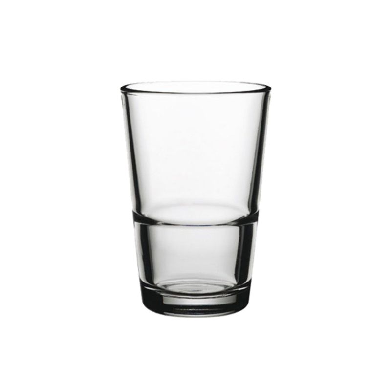 PASABAHCE - Set 24 vasos vidrio templado apilable grande190cc PASABAHCE