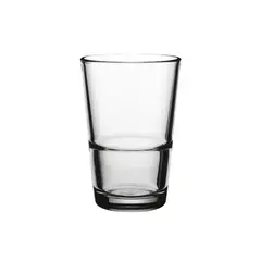 PASABAHCE - Set 24 vasos vidrio templado apilable grande190cc