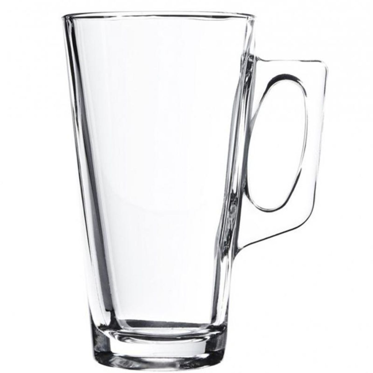 PASABAHCE - 12 Tazas Vidrio Templado Con Asa Vela 380cc Pasabahce PASABAHCE