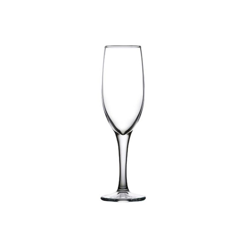 PASABAHCE - SET DE 12 COPAS VIDRIO FLAUTA TEMPLADA MODA 165CC PASABAHCE PASABAHCE
