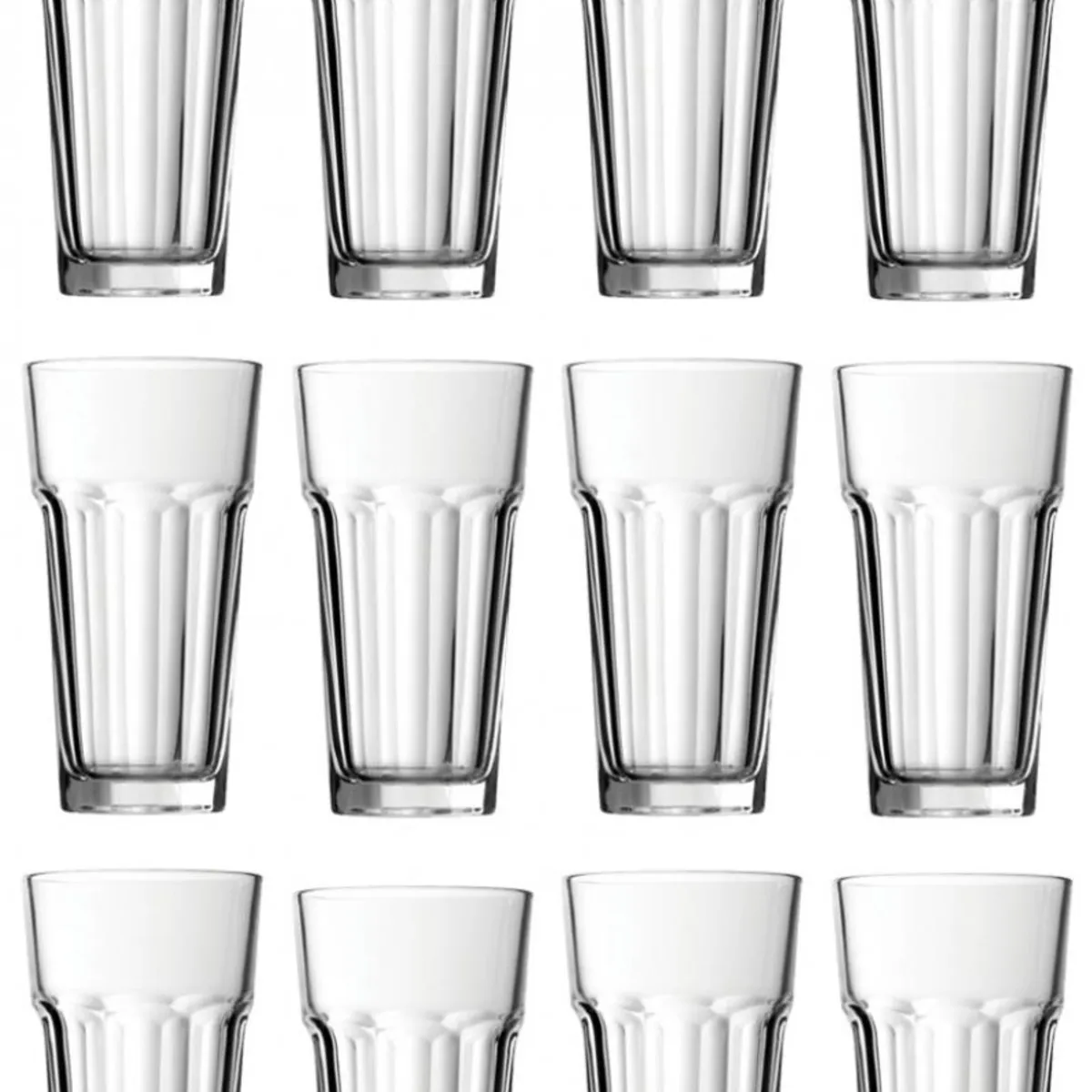 PASABAHCE - Pack 12 Vasos Vidrio Templado Casablanca 365cc Pasabahce PASABAHCE