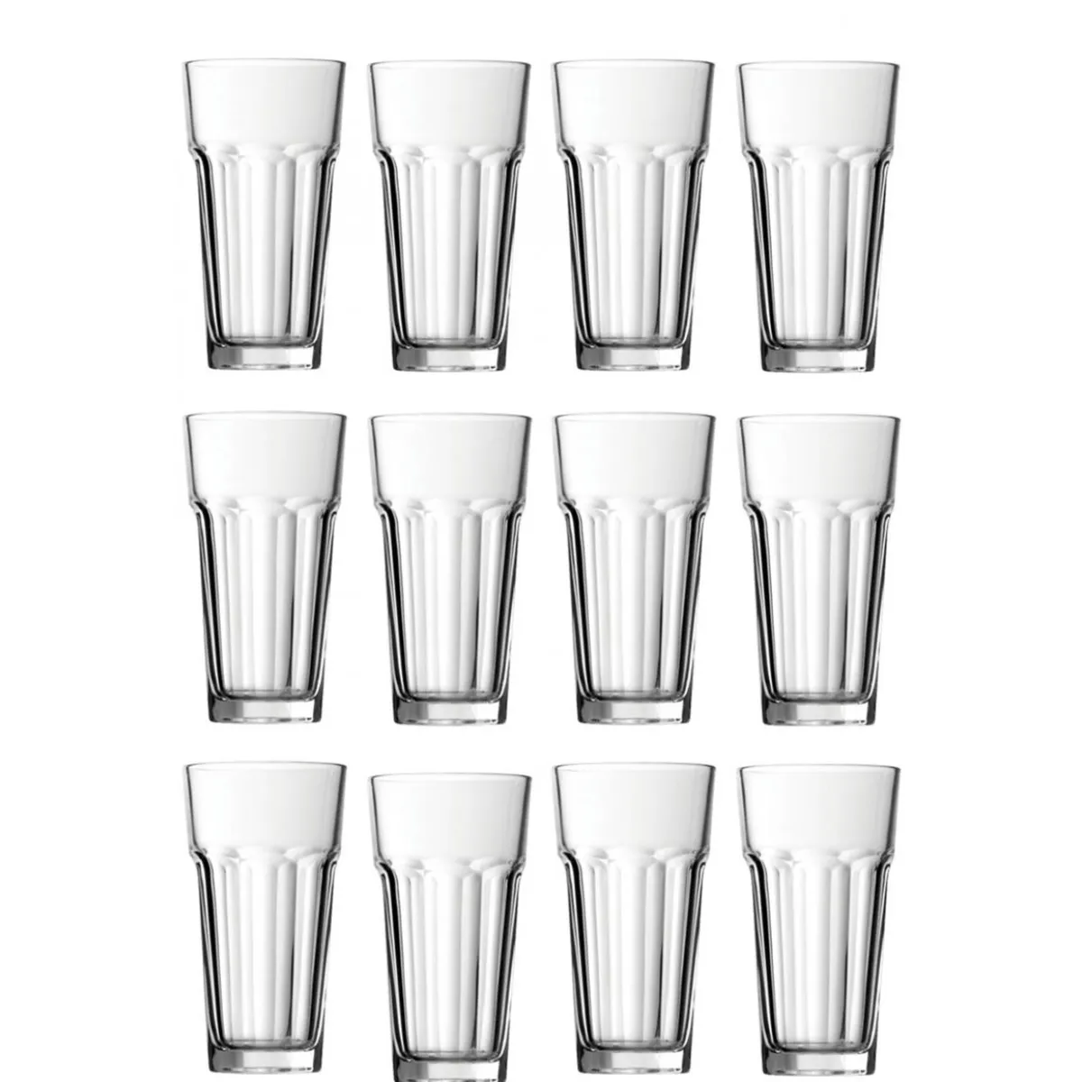 PASABAHCE - Pack 12 Vasos Vidrio Templado Casablanca 365cc Pasabahce PASABAHCE