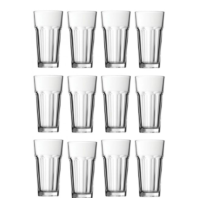 PASABAHCE - Pack 12 Vasos Vidrio Templado Casablanca 365cc Pasabahce PASABAHCE