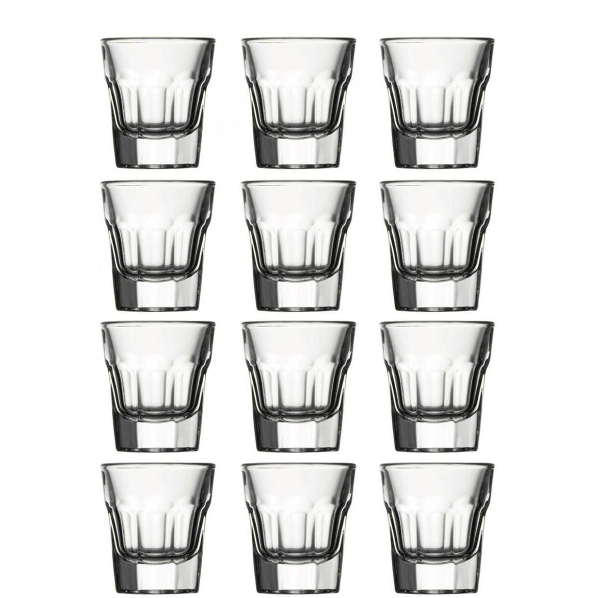 PASABAHCE - Pack 12 Vasos Shot Vidrio Templado Casablanca 36cc Pasabahce PASABAHCE