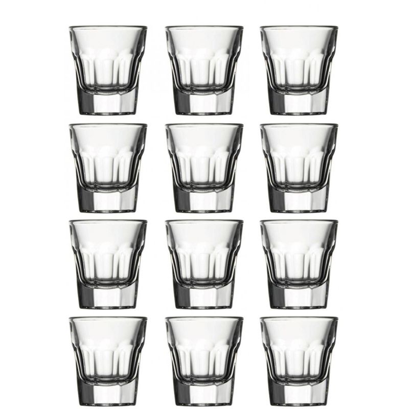 PASABAHCE - Pack 12 Vasos Shot Vidrio Templado Casablanca 36cc Pasabahce PASABAHCE