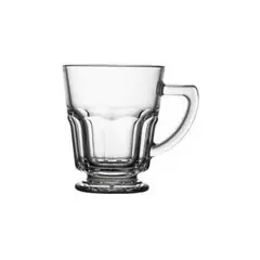 PASABAHCE - Set 4 Tazas Mug Vidrio Templado Casablanca 270cc