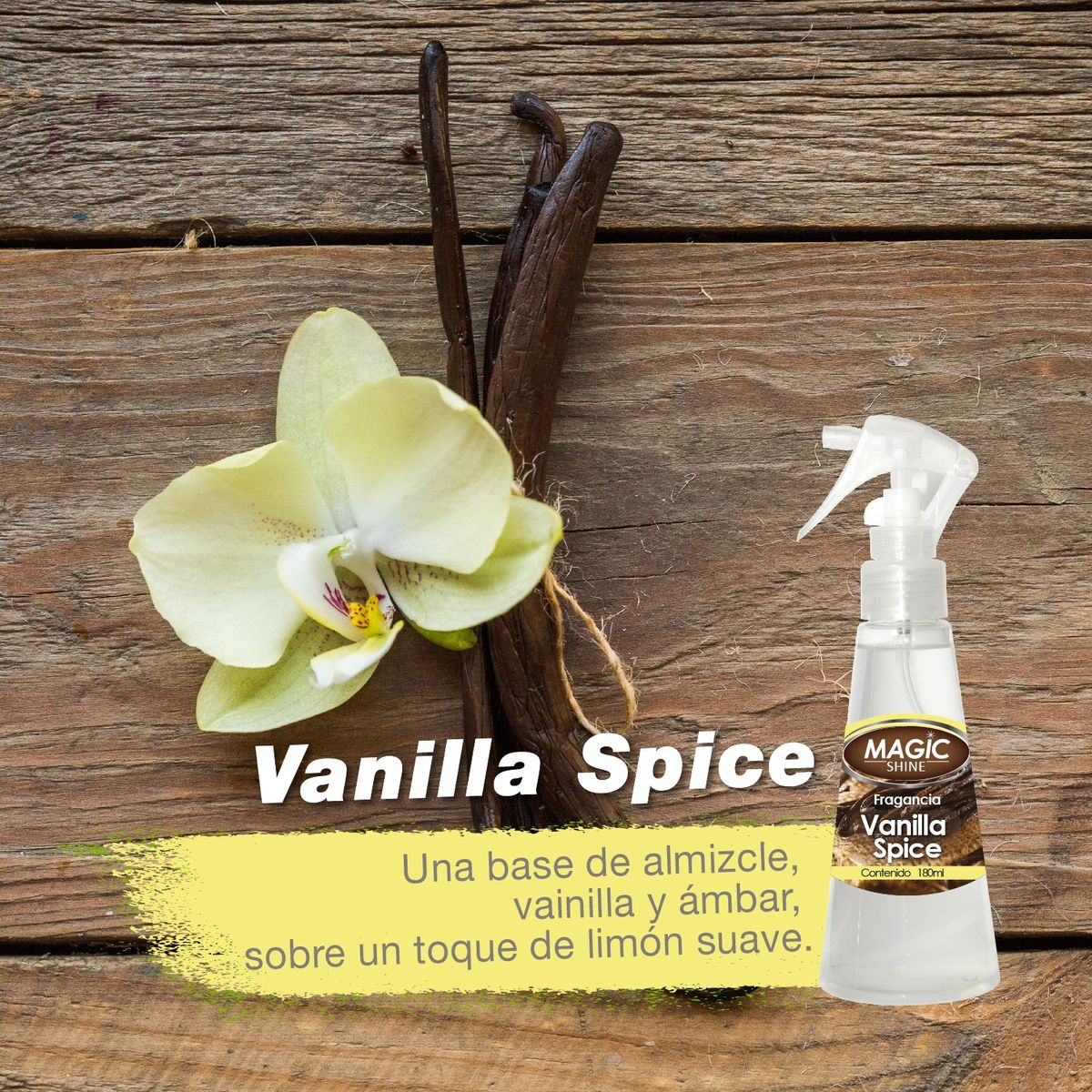 MAGICSHINE - Aromatizante Vanilla Spice -150 ML