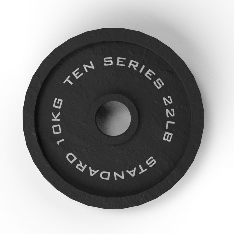 TEN SERIES - Disco Olimpico Hierro 10 Kg Ten Series