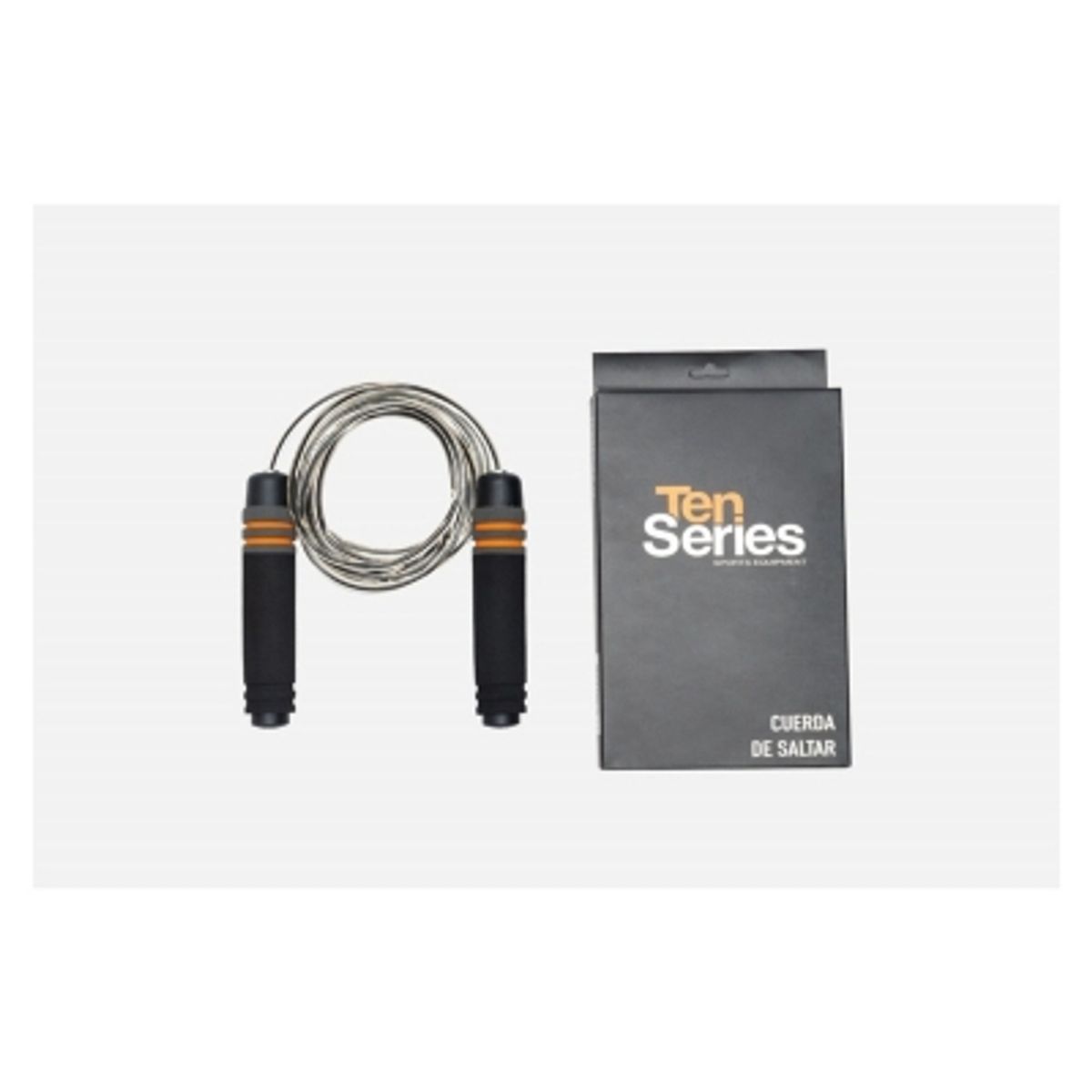 TEN SERIES - Cuerda Para Saltar Negra Ten Series