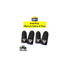 GENERICO - Pack 4 Dedales Gamer Fundas Para Dedos Pugb Cod Freefire