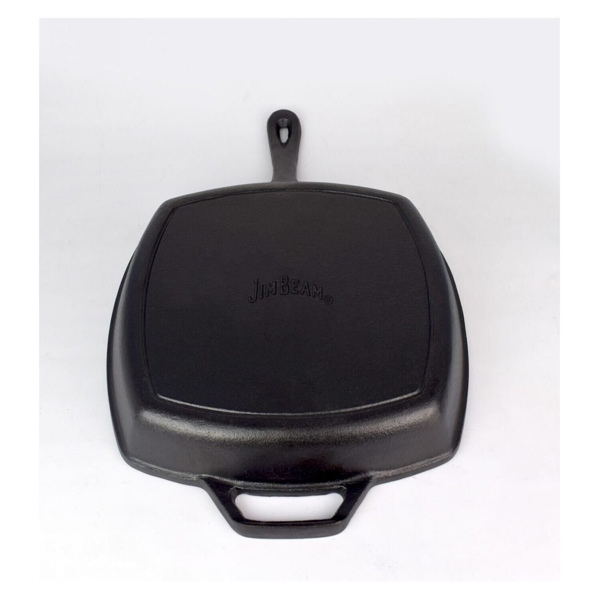 JIM BEAM - Plancha Cuadrada De Hierro Fundido