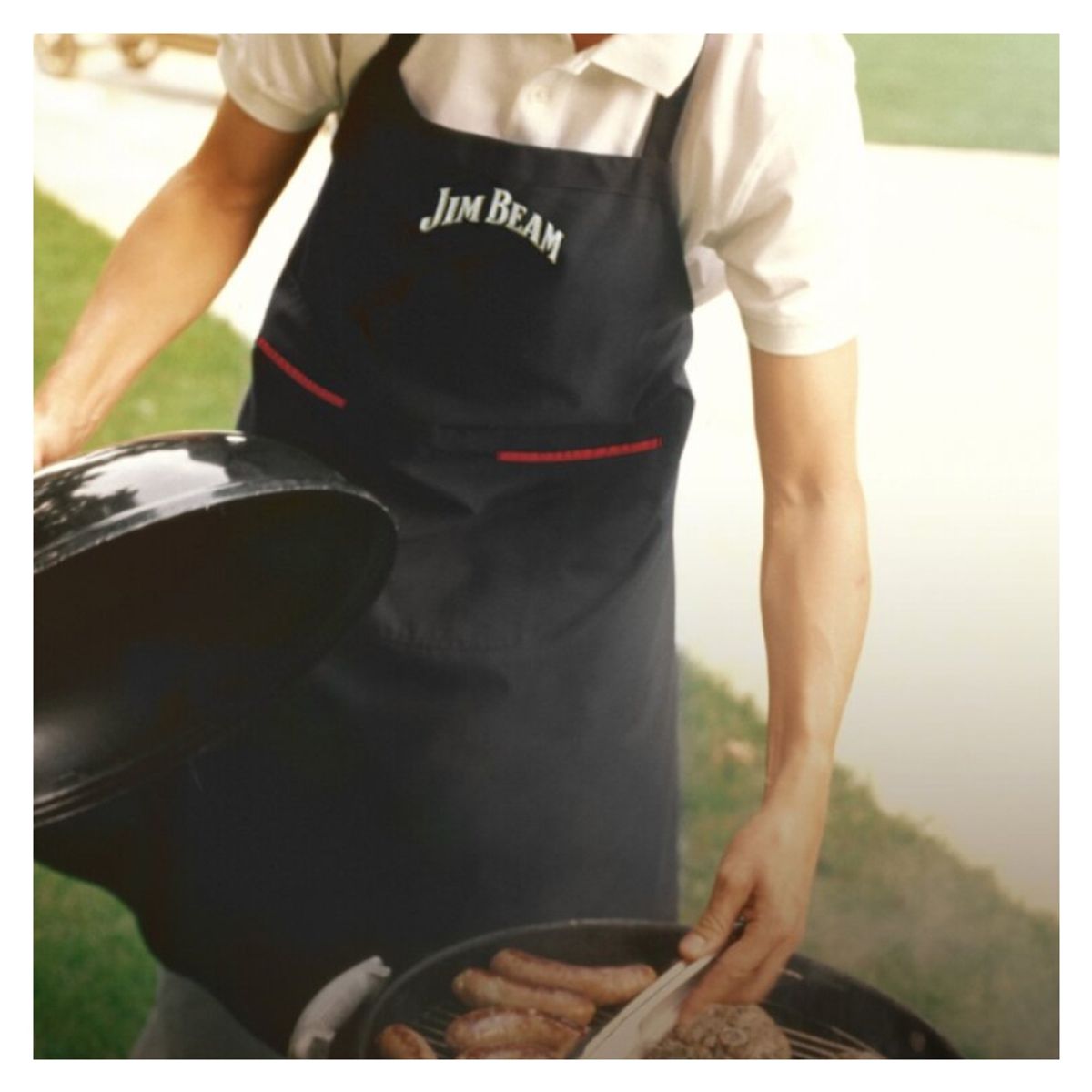 JIM BEAM - Delantal O Pechera Parrillera