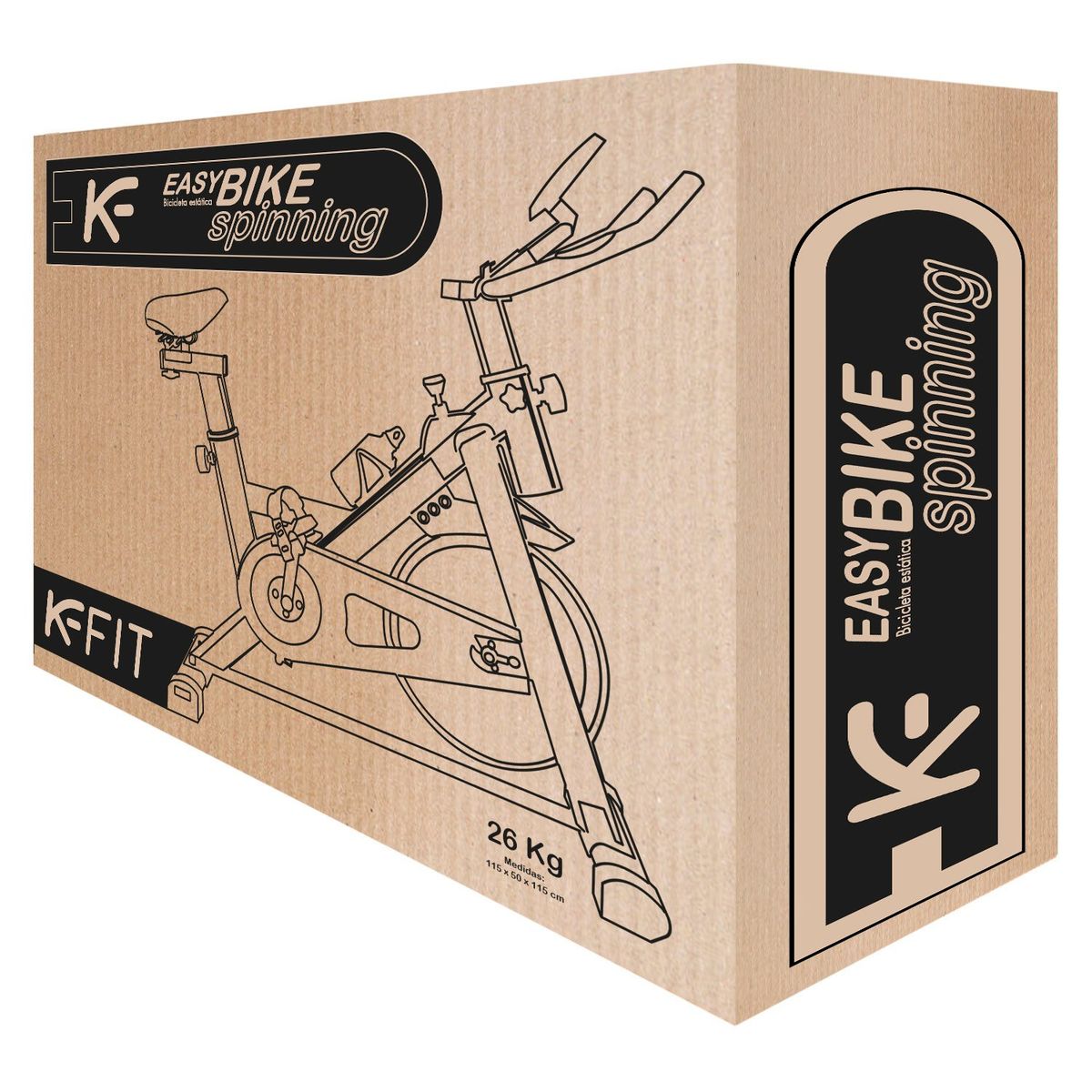 K FIT - Bicicleta Spinning Boonen