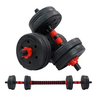 Set Mancuernas Con Barra Ajustable 25Kg K-Fit