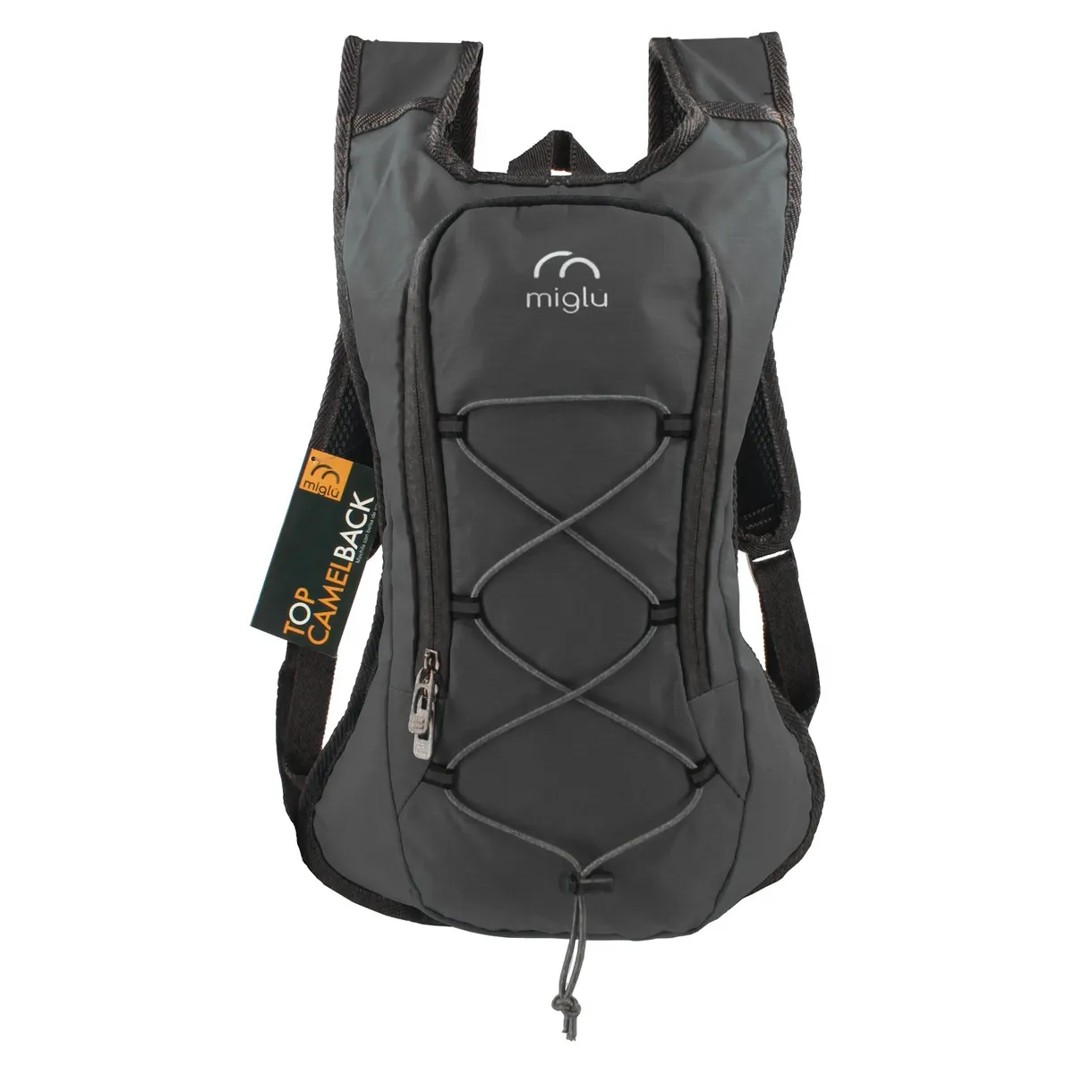 MIGLU - Mochila Hidratación Trekking Negra 2 [L]