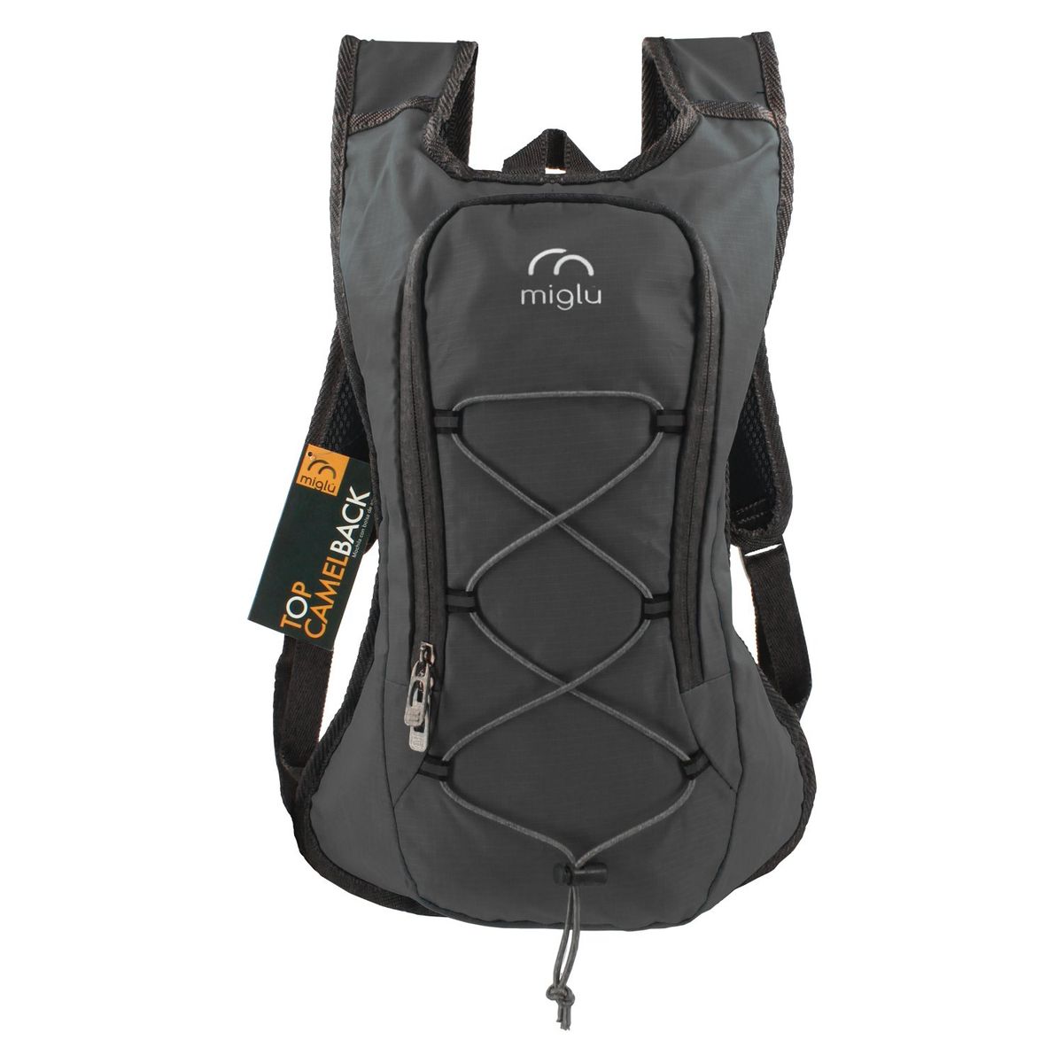 MIGLU - Mochila Hidratación Trekking Negra 2 [L]