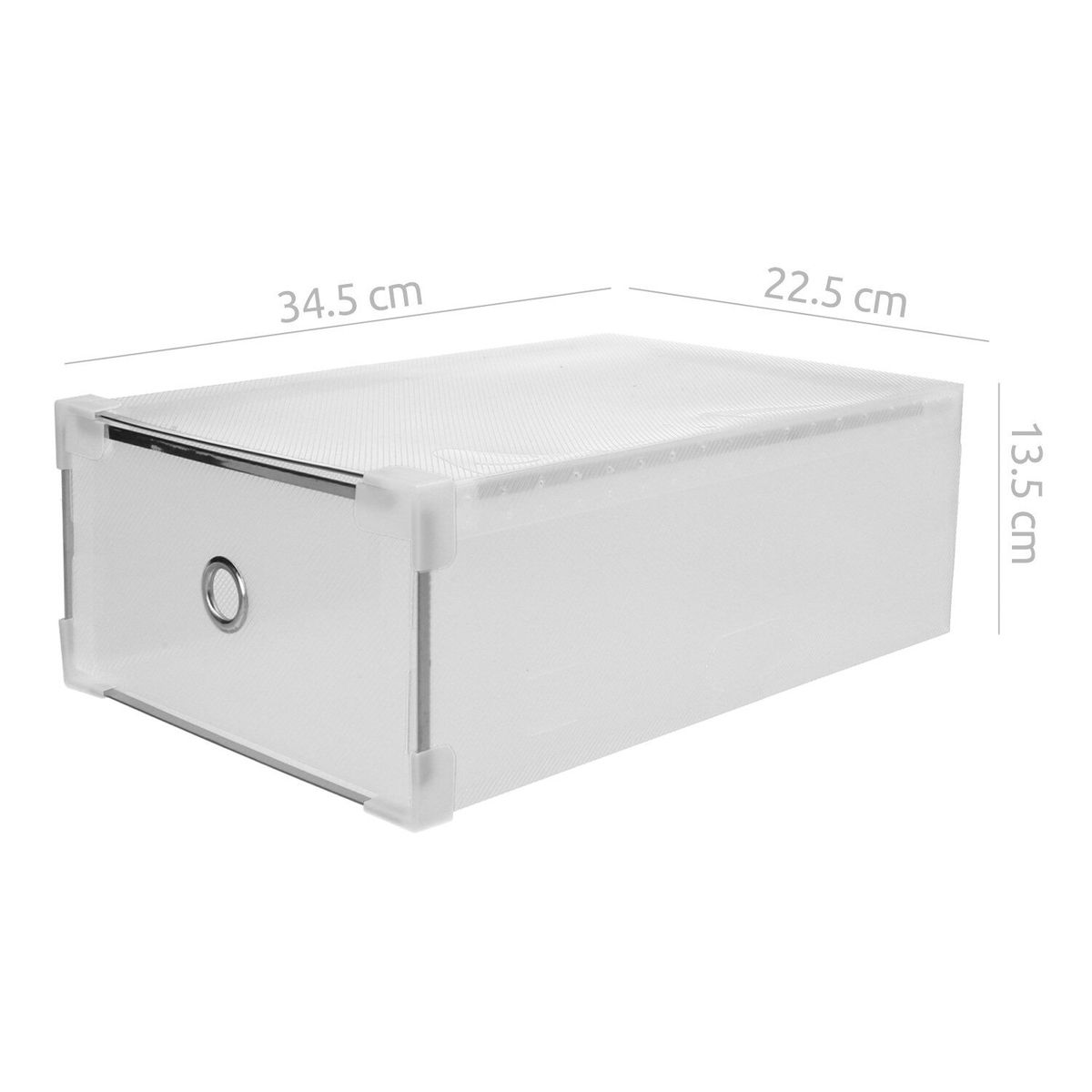 GENERICO - Caja Organizadora De Zapatos Blanca