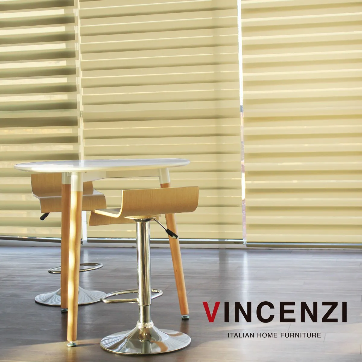 VINCENZI - Cortina Roller Duo Beige 160x160cm