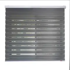 VINCENZI - Cortina Roller Duo Gris 160x160cm