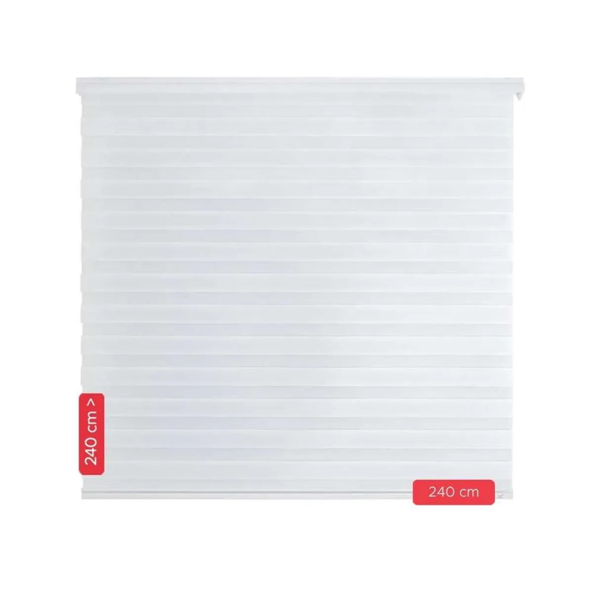 VINCENZI - Cortina Tela Roller Duo Blanca 240x240cm Vincenzi