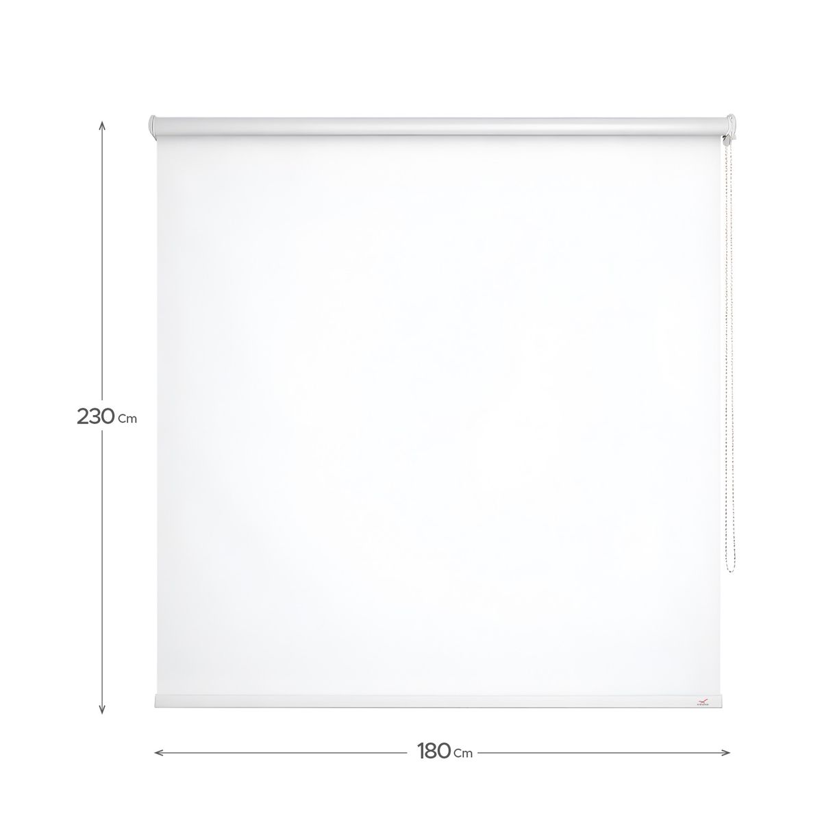 VINCENZI - Cortina Blackout Blanca 180x230cm