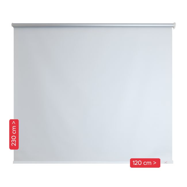 VINCENZI - Cortina Blackout Blanca 120x230cm
