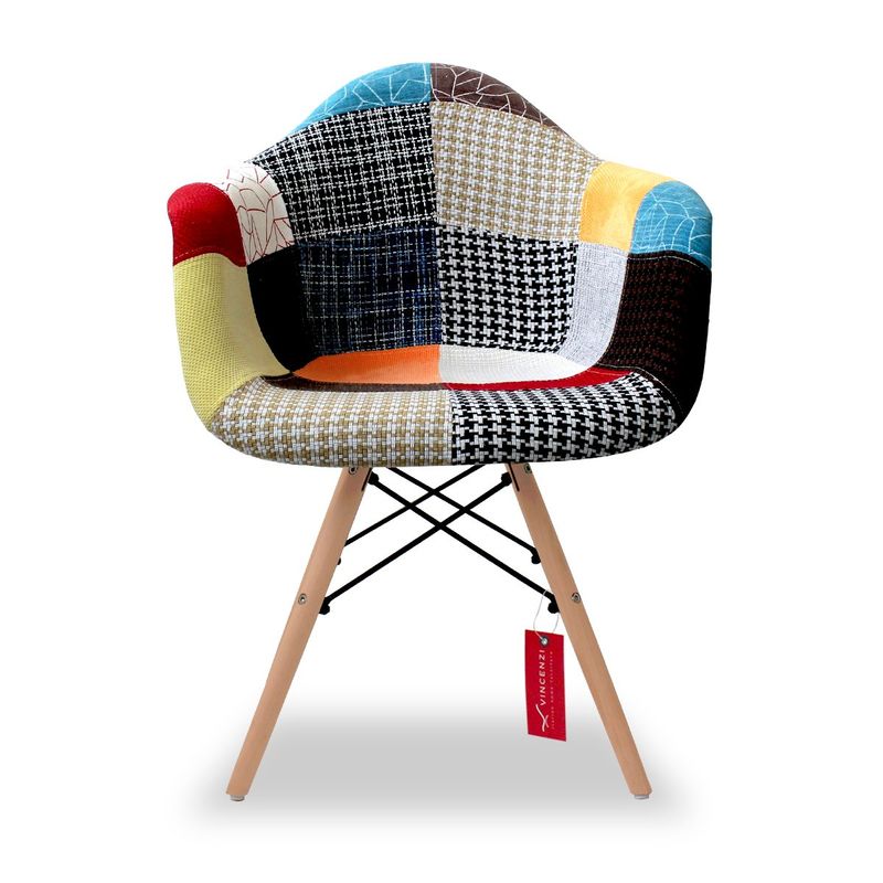 VINCENZI - Silla Poltrona Eames Patchwork Dublin