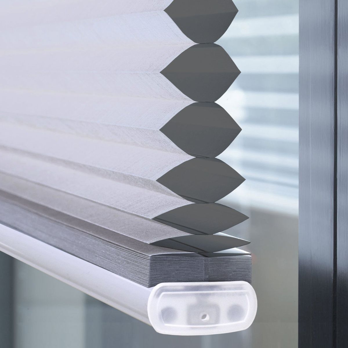 VINCENZI - Cortina Honeycomb Termo-Acústicas Blanca 160 X 240 Cm