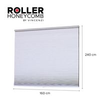 Cortina Honeycomb Termo-Acústicas Blanca 160 X 240 Cm