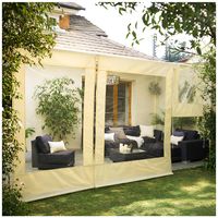 Cortina Roller Cierre De Terraza Beige 100X250 Cm