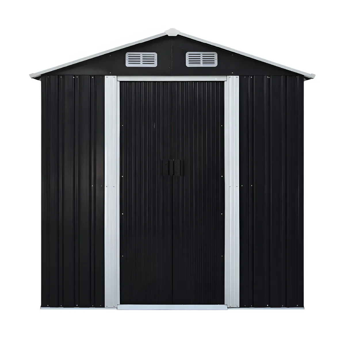 HOMECLAF - Bodega de Jardín Negra 195X125X195CM