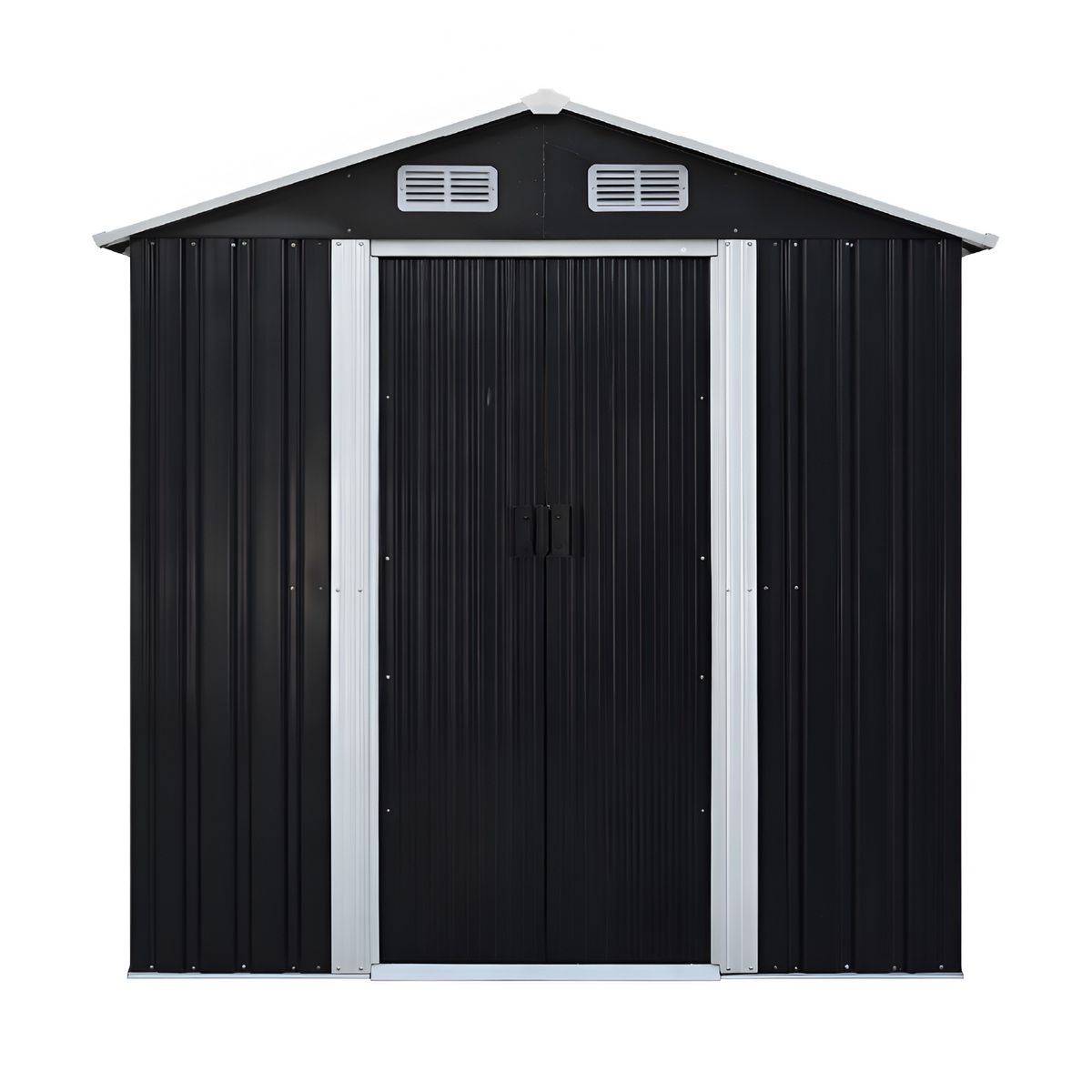 HOMECLAF - Bodega de Jardín Negra 195X125X195CM