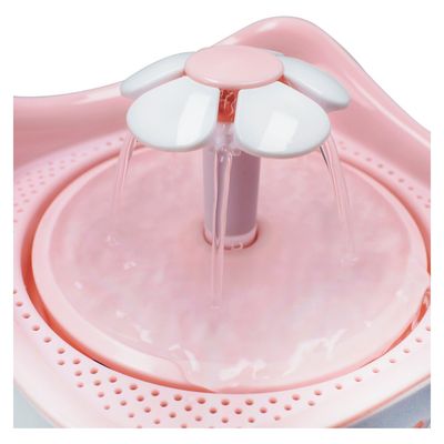 Imagen 2 del producto Fuente De Agua Bebedero Perros Y Gatos Rosada