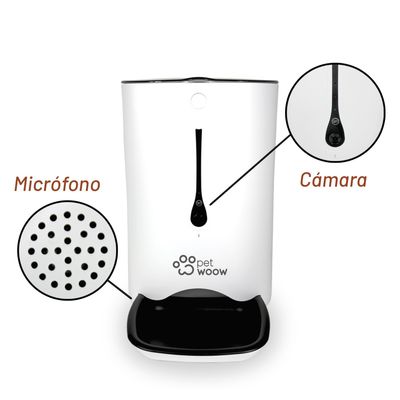 Imagen 2 del producto Dispensador Alimento Mascotas Cámara Y Micrófono