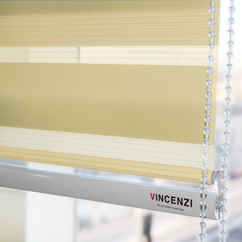 VINCENZI - Cortina Roller Duo Beige 240x240cm