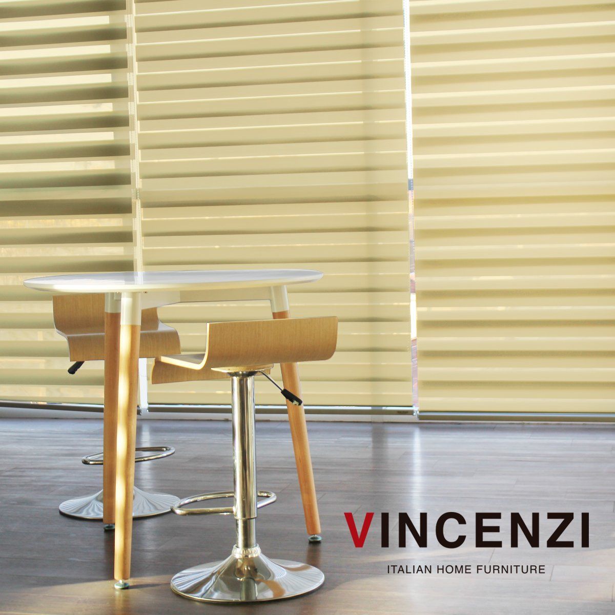 VINCENZI - Cortina Roller Duo Beige 240x240cm