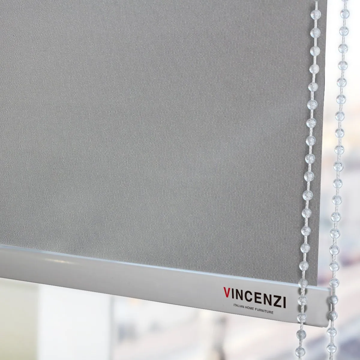 VINCENZI - Cortina Blackout Gris 240x230cm Vincenzi