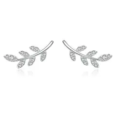 LA GARZA - Aros Mujer Plata Circones Olive