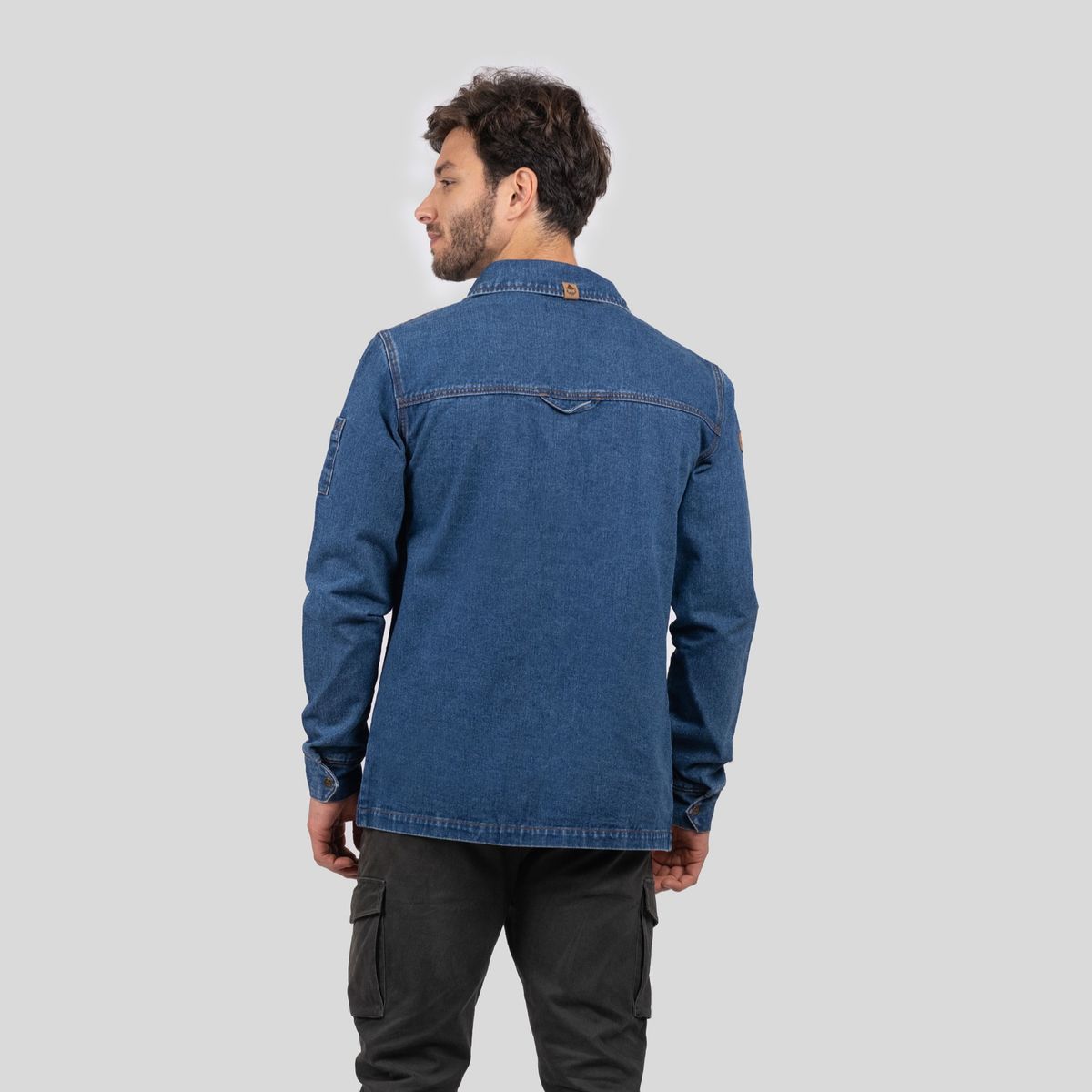 GNOMO - Chaqueta Harbut LightBlue Hombre Gnomo