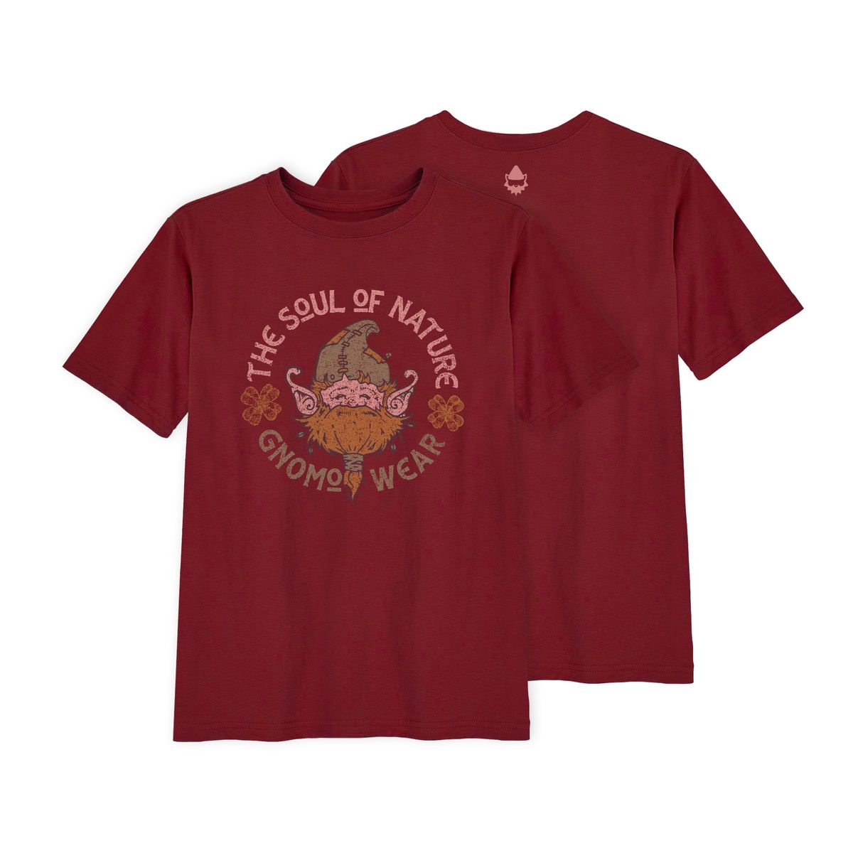 GNOMO - Polera Kids ECO F-4 Cardinal Gnomo