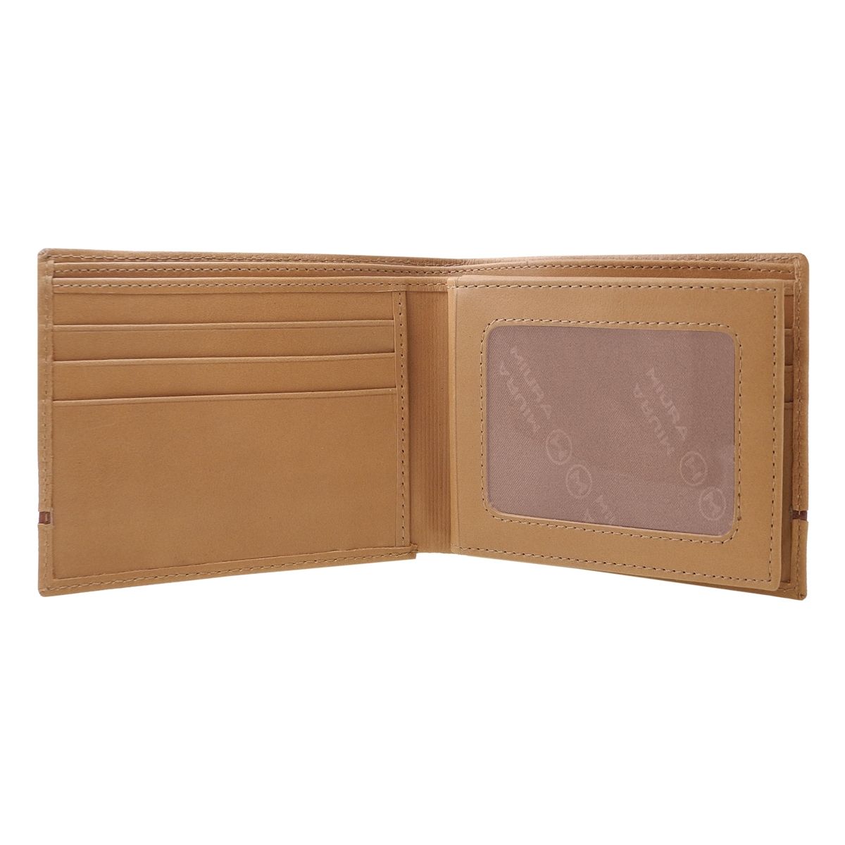 MIURA - Billetera Hombre Mod Bartolomeo Camel 100 % Cuero Natural.