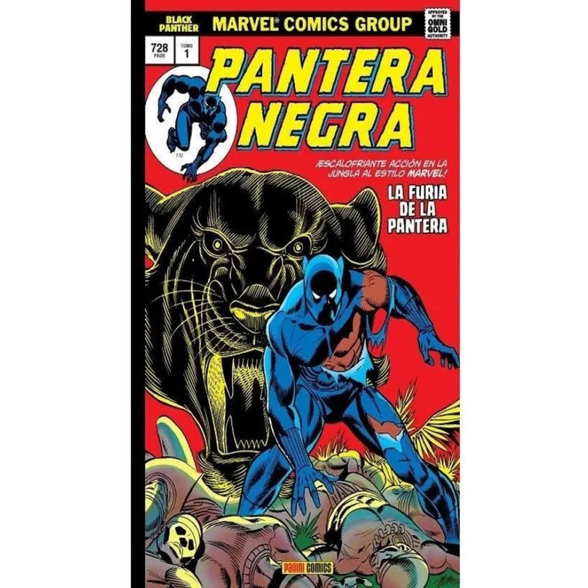 PANINI - MARVEL GOLD. PANTERA NEGRA 1 LA FURIA DE LA PANTERA