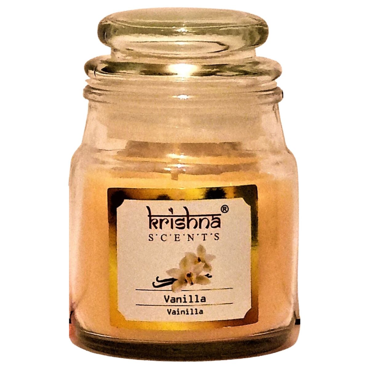 GENERICO - Vela Aromática Vainilla Vidrio - Krishna