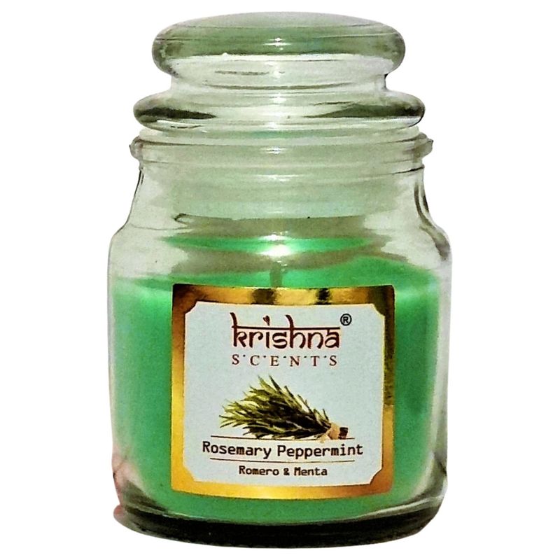 GENERICO - Vela Aromática Romero Menta - Krishna